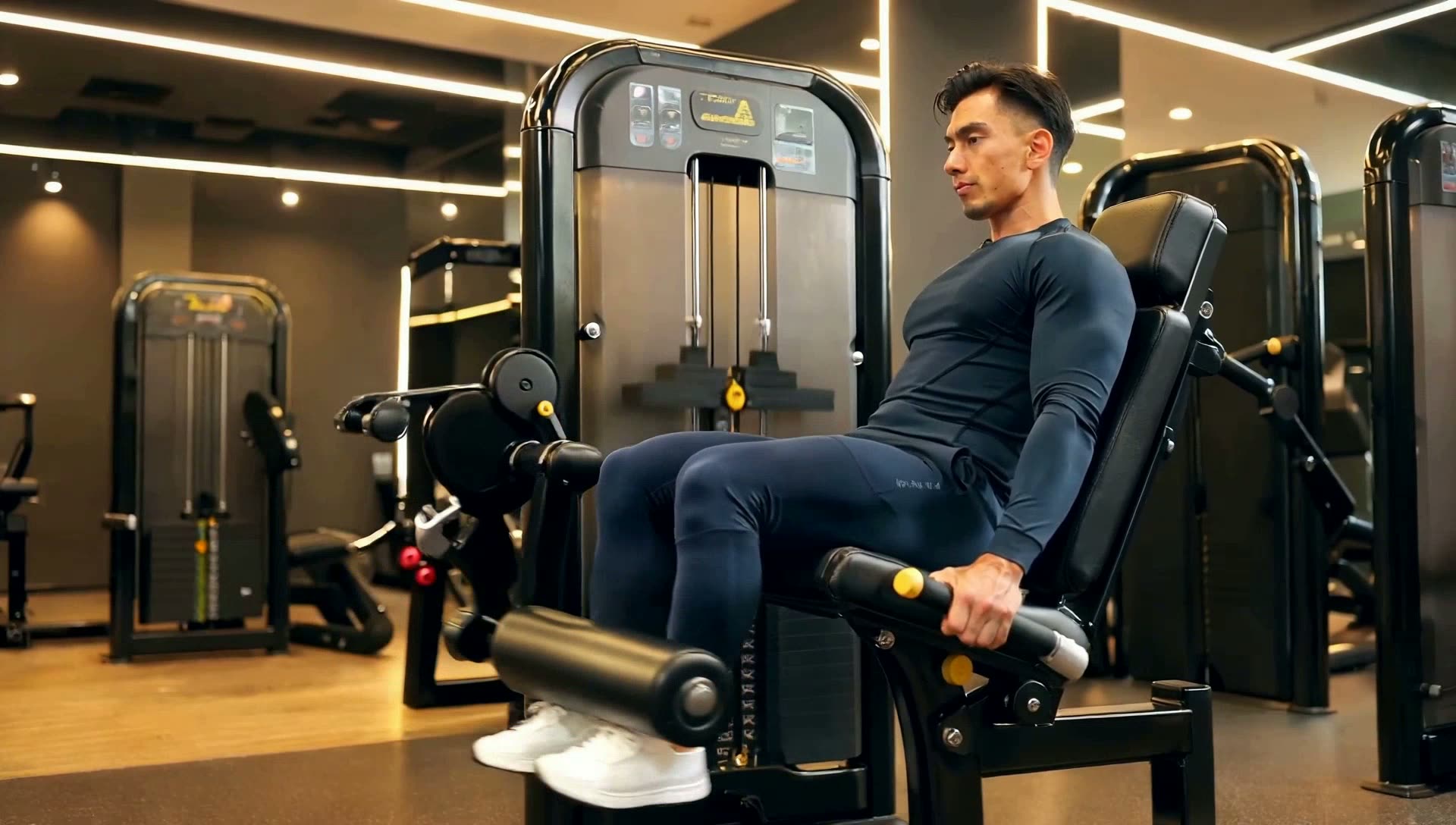 تمديد الأرجل (أمامية الفخذ)